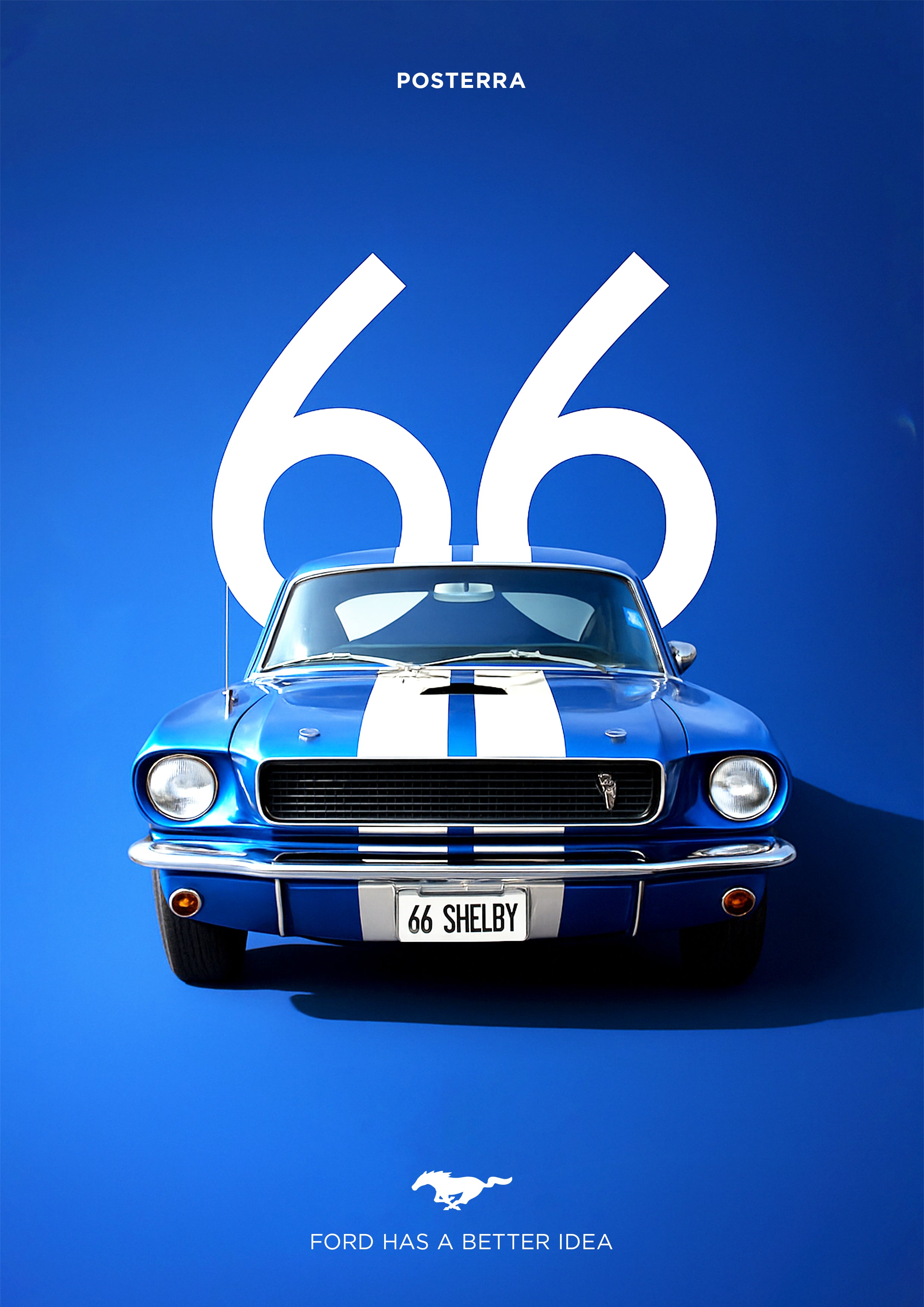 Classic Shelby GT66 Poster – Legendary Car Art