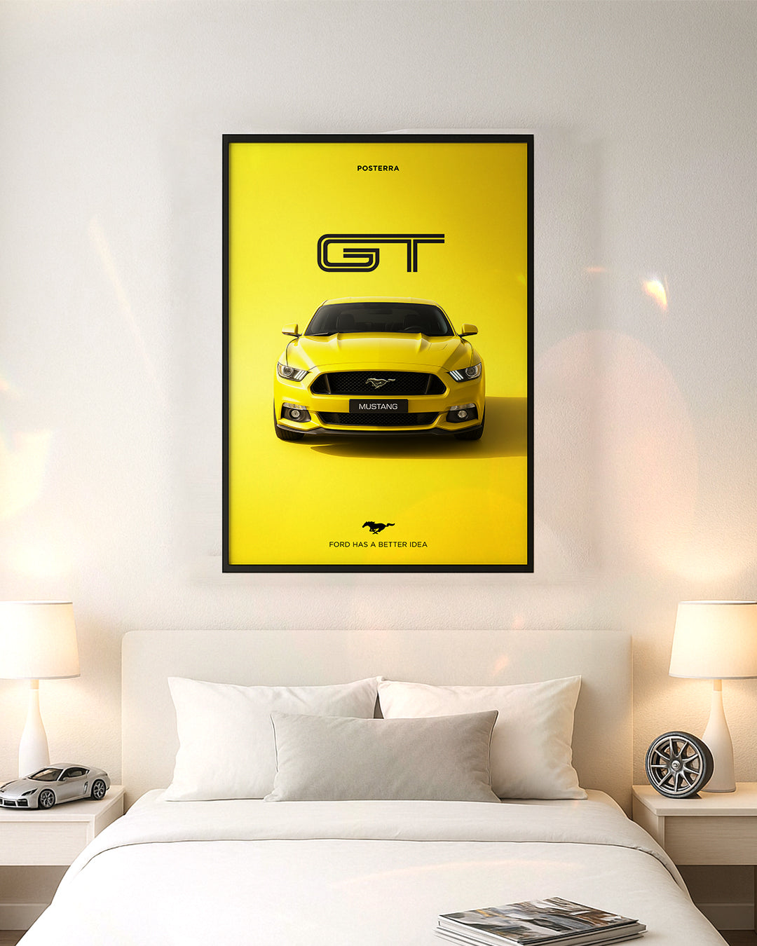 Mustang GT Poster – Bold Yellow