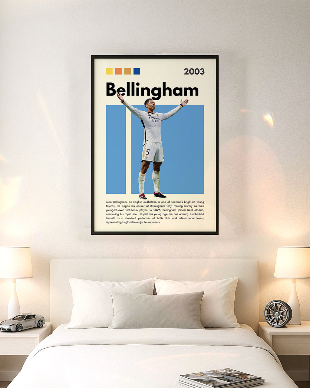 Jude Bellingham Premium Football Poster
