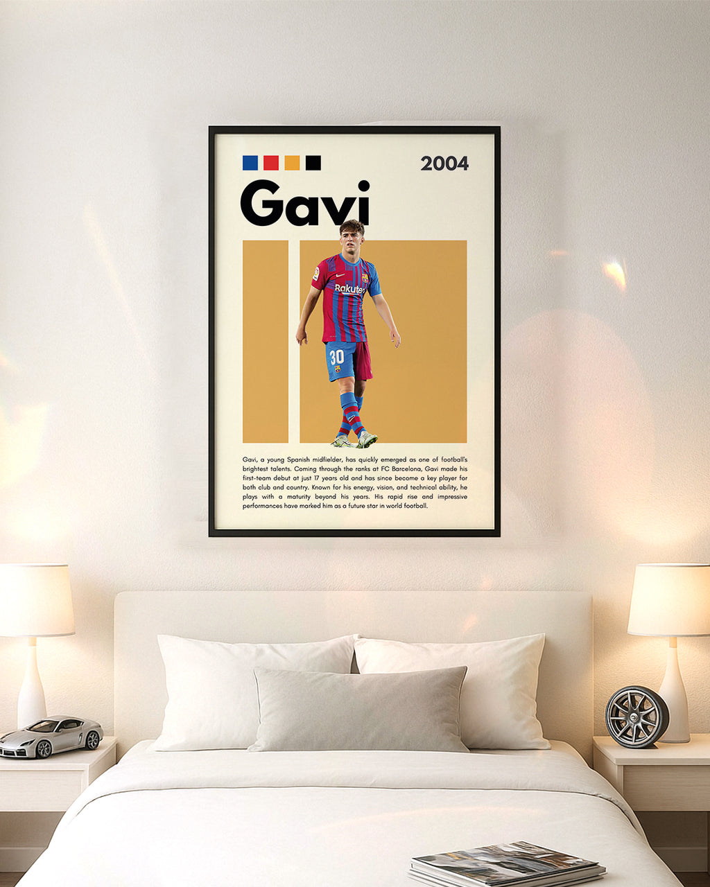 Gavi Premium Football Poster