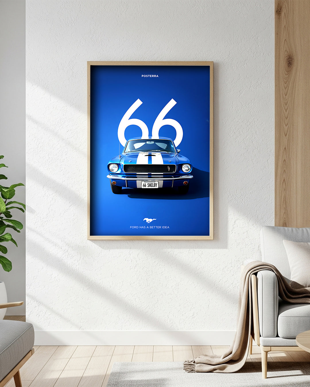 Classic Shelby GT66 Poster – Legendary Car Art