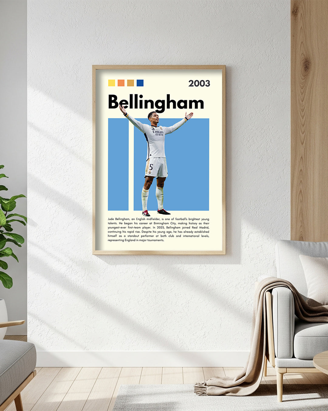 Jude Bellingham Premium Football Poster